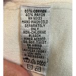 Joan Rivers Size Small Cream Short Sleeve Drop Shoulder Knit Cardigan Pockets Photo 3