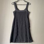 Kenzie sz M black 100%‎ silk Vintage ruffle layer y2k mini dress Size M Photo 5