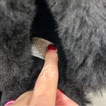 UGG  Disquette Clog Platform Slip On Shoes Slipper Suede Sheepskin Collar Size 9 Photo 8