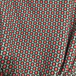 Roz & Ali  New geometric dress sleeveless‎ ruched waist pink blue women’s size 12 Photo 5