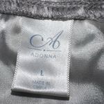ADonna pretty comfy soft gray 2 piece pj set with snowflakes! Size L Photo 6