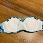 Victoria's Secret Swim Top Womens Size Medium Strapless Padded Bikini Top Blue Photo 2