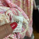 None Tiered Boho Floral Strappy Sleeve Maxi Dress Photo 7