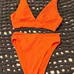 Aerie  Bikini Set High-Waisted orange Photo 0
