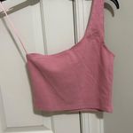 Me to We Pink One-Shoulder Women's Top Photo 2