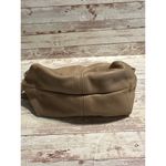 SAS Leather Shoulder Bag Purse Taupe Vintage Neutral Tan Photo 5