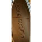 Sole Society ‎ Women's Silver Fringed Loafers Size 8 Casual Shoes Photo 3