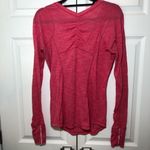 Lululemon Women’s Pink Long Sleeve Shirt Size 8 Photo 3