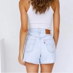 Levi's Women's High Loose Shorts Light Wash Baggy Relaxed High Rise Waist 24 Photo 1