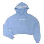 Barstool Unwell CALL HER DADDY Hoodie  merch original cropped light periwinkle Photo 1