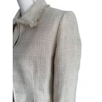 Alfred Dunner Cream Beige Boucle Blaze Jacket Size 8 Photo 2
