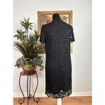 Juicy Couture Lace Dress Womens Size 4 Black Short Sleeve Embellished Whimsigoth Photo 4