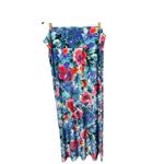Agnes & Dora Floral Maxi Skirt Blue Multicolor Women's Plus 3XL Garden Wedding Photo 1
