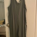 Universal Threads Olive Romper Photo 0