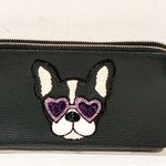 Kate Spade  Bulldog Double-Zip Mini Chain Strap Black Crossbody Photo 1