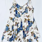 Free People Intimately Alyson Slip Tank Mini Dress - White Floral - S Photo 3