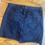 Monkey Ride ‎ black denim front zip mini skirt 90s Y2K grunge size M Photo 6
