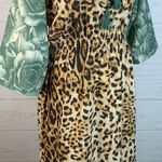 Kaftan dress leopard print US size L long womens Multi Size L Photo 5