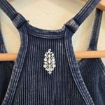 Free People  Happiness Runs Long Crop blue Tank top size XS Photo 6