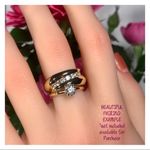 14KT .67 CARAT DIAMOND HEAVY & THICK SOLID RING Gold Photo 4