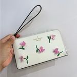 Kate Spade Lucy Applique Medium L-Zip Wristlet # KK272 Photo 2