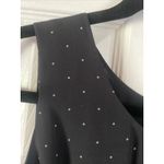 Kate Hill  Womens 8 Navy Polka‎ Dot Silk Sleevless Top Photo 1