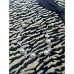 Pearl Bracelet Clear Zirconia Silver Plating Over Alloy Lobster Clasp Adjustable Photo 5