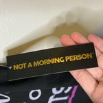 Not A Morning Person Black Graphic Racerback Pajama Tank Size Small NWT Photo 5