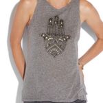 Lucky Brand Grey & Silver Mandala Tank Photo 0