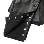 NWT GAP 1969 Inner Cozy Legging in Black Orbit Coated Side Snap Stretch Jeans 29 Photo 8