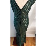 1920 style sequins dress green long maxi dress size cs Photo 2