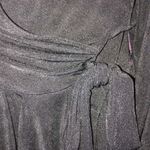 ASOS NWT  DESIGN Curve long sleeve mini wrap sexy dress in black size 14 Photo 9