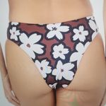 Hurley  Bold Daisy Mid Rise Bikini Bottom Size L Photo 3
