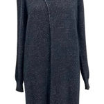 Maison Martin Margiela Charcoal Gray Drape Front Wool Sweater Dress Size‎ Medium Photo 0