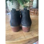 J Crew Womens Sawyer Black Suede Side Zip Booties Ankle Boots Size Size 9 Photo 2