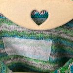 Spyder : Green & Blue Striped Women's Sweatshirt- 1/4 zip- 8 Photo 9