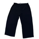Eileen Fisher Black Silk Wide Leg Elastic Waist Pants Size Small Photo 2
