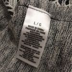 Aeropostale  large grey black sweater sheer arms Photo 6