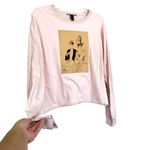Forever 21  Pink Vintage Graphic Print Crew Neck Long Sleeve Shirt Size Small Photo 2