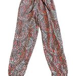 Topshop Petite Colorful Jogger Pants Boho Print Pull-On Drawstring Size 4P Women Photo 0