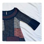 Free People β
Blue Patchwork Boho Sweater Tunic - Multicolored β
Photo 12