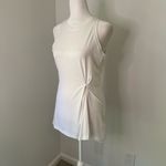 Athleta Radiate white knot-front tank top size S Photo 2