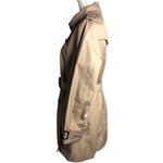 Jones New York Tan Double Breasted Belted Trench Coat Photo 2
