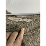 Athleta  Oversize Knit Extra Fine Wool Blend Brown Speckled Sweater Size M Photo 4