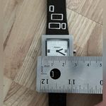 Fossil Ladies Watch Brown Leather Strap Square White Dial Stainless Accents Photo 9