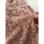 Vocal Vest Womens XL Pink Open Cardigan Lace Suede Coquette Whimsy Sheer Photo 12