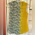 CAbi Offsides Floral Print Sheer Sleeveless feminine Blouse, style #5221. Xs Photo 3