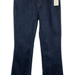 Faded Glory  Womens Midrise Bootcut Jeans Size 4 Dark Blue Denim Slim Fit Photo 0