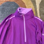 Nike Golf Dri Fit Tour Performance Magenta Purple Quarter Zip Athletic Top Small Photo 1