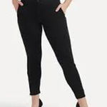 Betabrand Women's Pants XXL Petite Black Pencil Cigarette Ankle Zip Skinny Yoga Photo 0